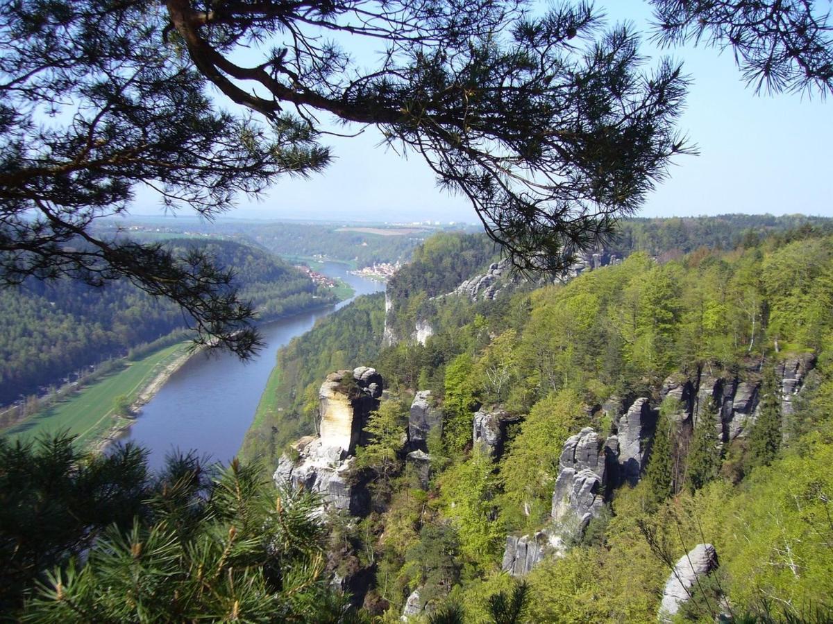 Ferienwohnung "Am Kirchsteig" Gohrisch Kültér fotó