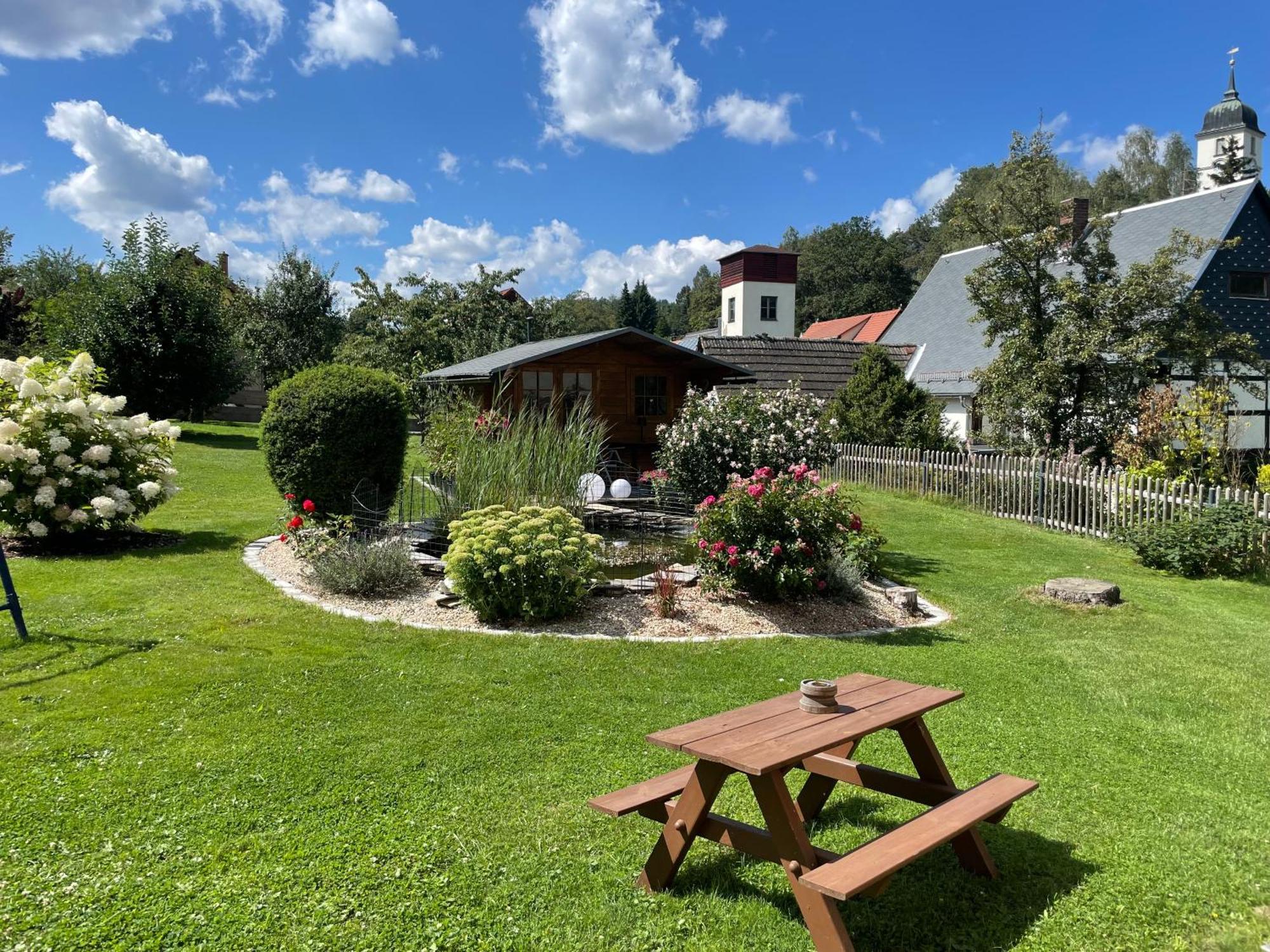 Ferienwohnung "Am Kirchsteig" Gohrisch Kültér fotó